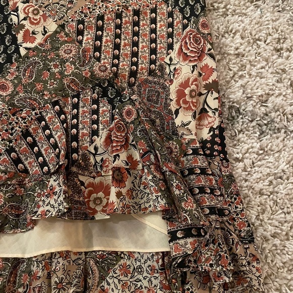 Chaps Multicolor Patchwork Pencil Skirt size Medium - Picture 3 of 8